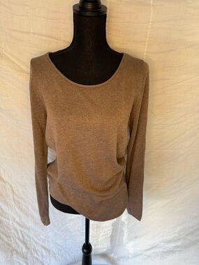 Old Navy Brown Scoop Neck Sweater